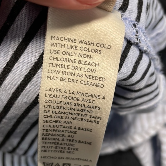 Free People Be Free Mock Neck Stripe Tunic, Size Small - Picture 9 of 11